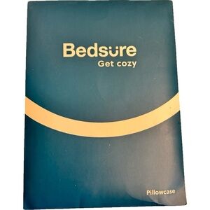 Bedsure Satin Pillowcases Set of 2 Queen Grey Cooling Get Cozy Gold Khaki NEW
